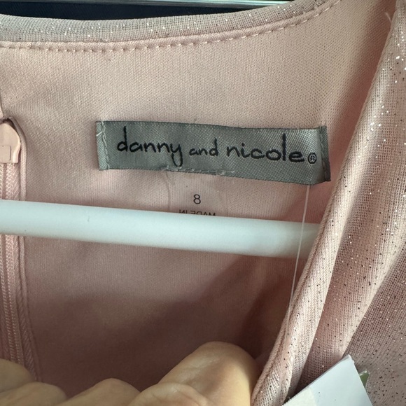 Danny & Nicole Light Pink Asymmetrical Dress - Picture 4 of 5